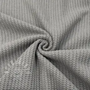 Svetrovina BIG KNIT light grey