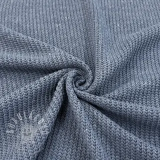 Svetrovina BIG KNIT blue
