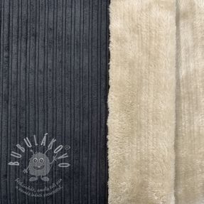 Manšestr Cofur fleece black
