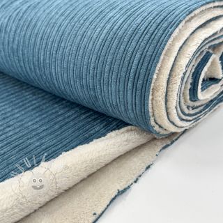 Manšestr Cofur fleece petrol