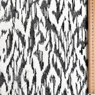 Pletenina jacquard Comfy Blurry Ikat grey