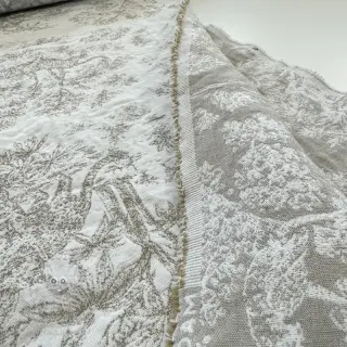 Dekorační látka jacquard MACASSAR alover lin