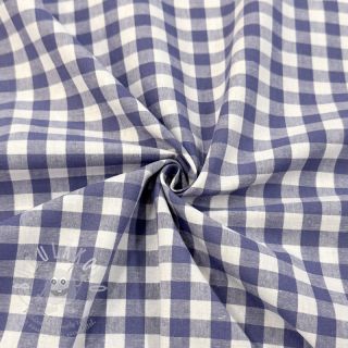 Bavlněná látka Check lavender