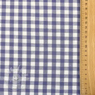 Bavlněná látka Check lavender