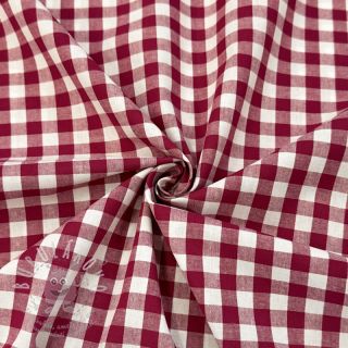 Bavlněná látka Check berry