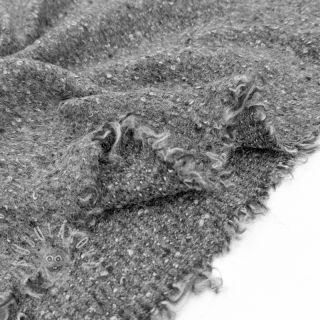 Kabátovina PRATO wool dark grey melange