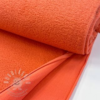 Fleece TEDDY DOUBLE SIDED tangerine