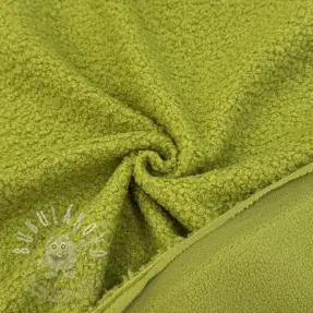 Fleece TEDDY DOUBLE SIDED old lime
