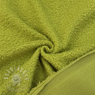 Fleece TEDDY DOUBLE SIDED old lime
