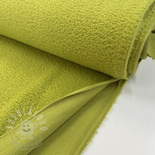 Fleece TEDDY DOUBLE SIDED old lime