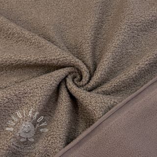Fleece TEDDY DOUBLE SIDED taupe