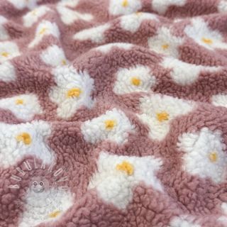 Kabátovina TEDDY Daisy old pink