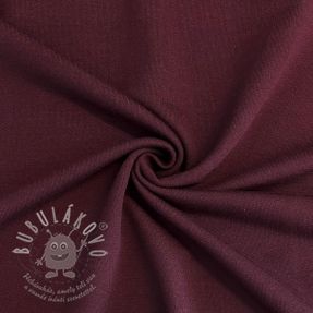 Teplákovina TENCEL modal bordeaux