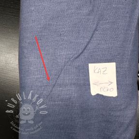 Len předepraný 170 g jeans 2nd class