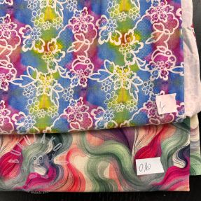 Balík látek úplet VISCOSE LYCRA 147