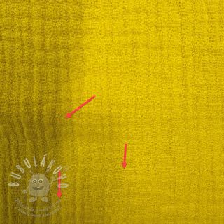 Dvojitá gázovina/mušelín lemon 2nd class