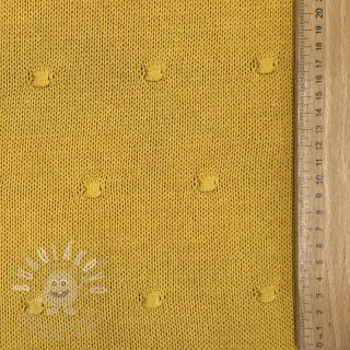 Svetrovina BIG KNIT DOT ochre