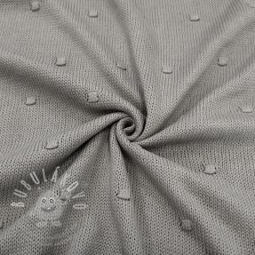 Svetrovina BIG KNIT DOT grey