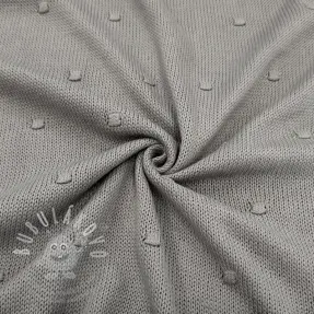 Svetrovina BIG KNIT DOT grey