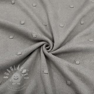 Svetrovina BIG KNIT DOT grey
