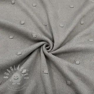 Svetrovina BIG KNIT DOT grey