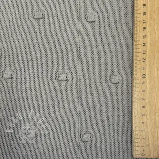 Svetrovina BIG KNIT DOT grey