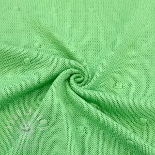 Svetrovina BIG KNIT DOT grass green