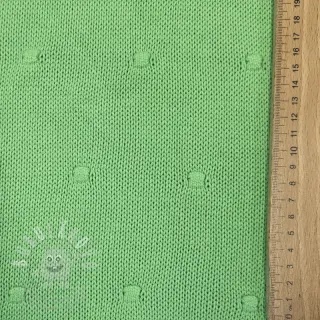 Svetrovina BIG KNIT DOT grass green