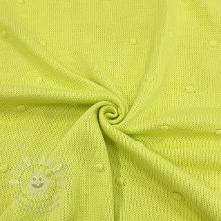 Svetrovina BIG KNIT DOT bright green