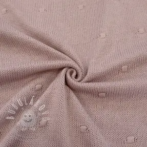 Svetrovina BIG KNIT DOT old pink