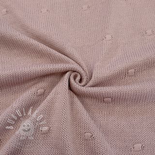 Svetrovina BIG KNIT DOT old pink