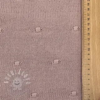 Svetrovina BIG KNIT DOT old pink