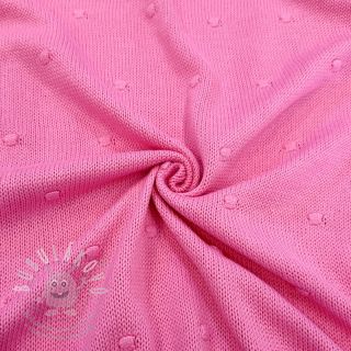 Svetrovina BIG KNIT DOT pink