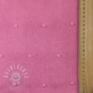 Svetrovina BIG KNIT DOT pink
