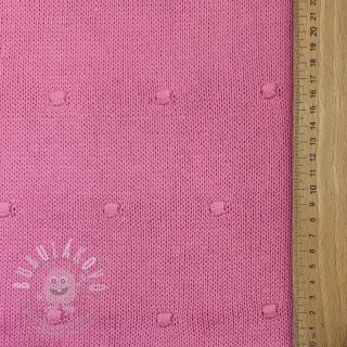 Svetrovina BIG KNIT DOT pink