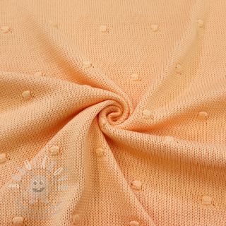 Svetrovina BIG KNIT DOT peach