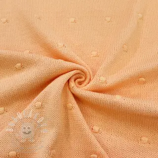 Svetrovina BIG KNIT DOT peach