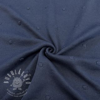 Svetrovina BIG KNIT DOT navy