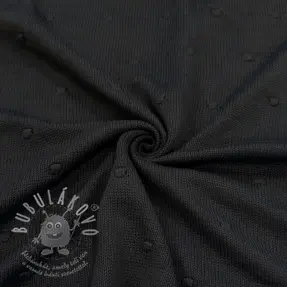 Svetrovina BIG KNIT DOT black