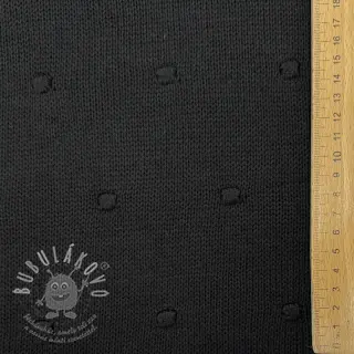 Svetrovina BIG KNIT DOT black