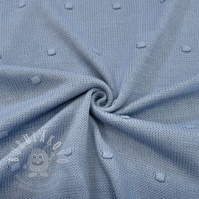 Svetrovina BIG KNIT DOT blue