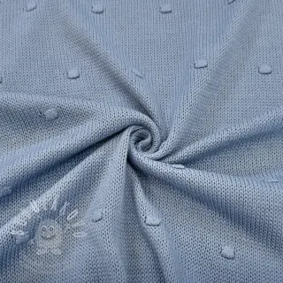 Svetrovina BIG KNIT DOT blue