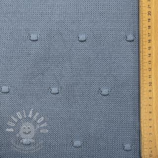 Svetrovina BIG KNIT DOT blue