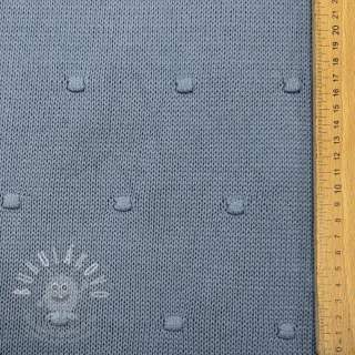 Svetrovina BIG KNIT DOT blue