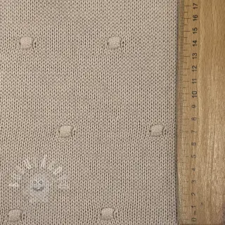 Svetrovina BIG KNIT DOT naturals