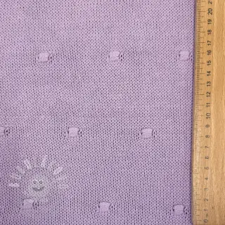 Svetrovina BIG KNIT DOT violet