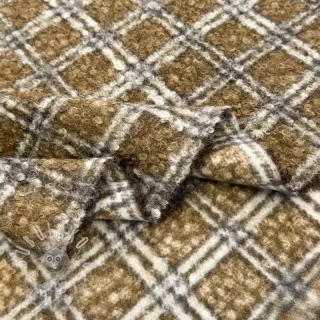 Kabátovina Bouclé Squares design A