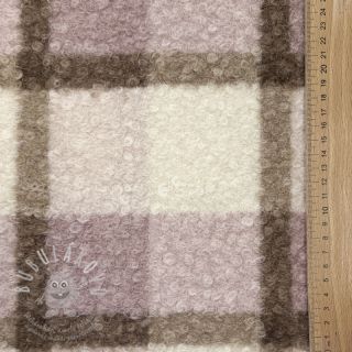 Kabátovina Bouclé Squares design C