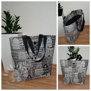 Dekorační látka GOBELIN PREMIUM City canal house