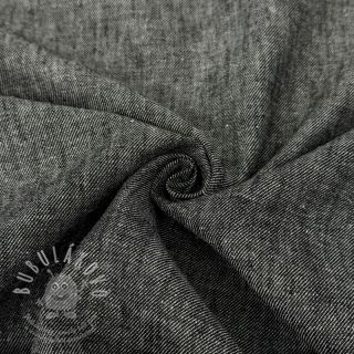 Len s bavlnou Denim Twill black